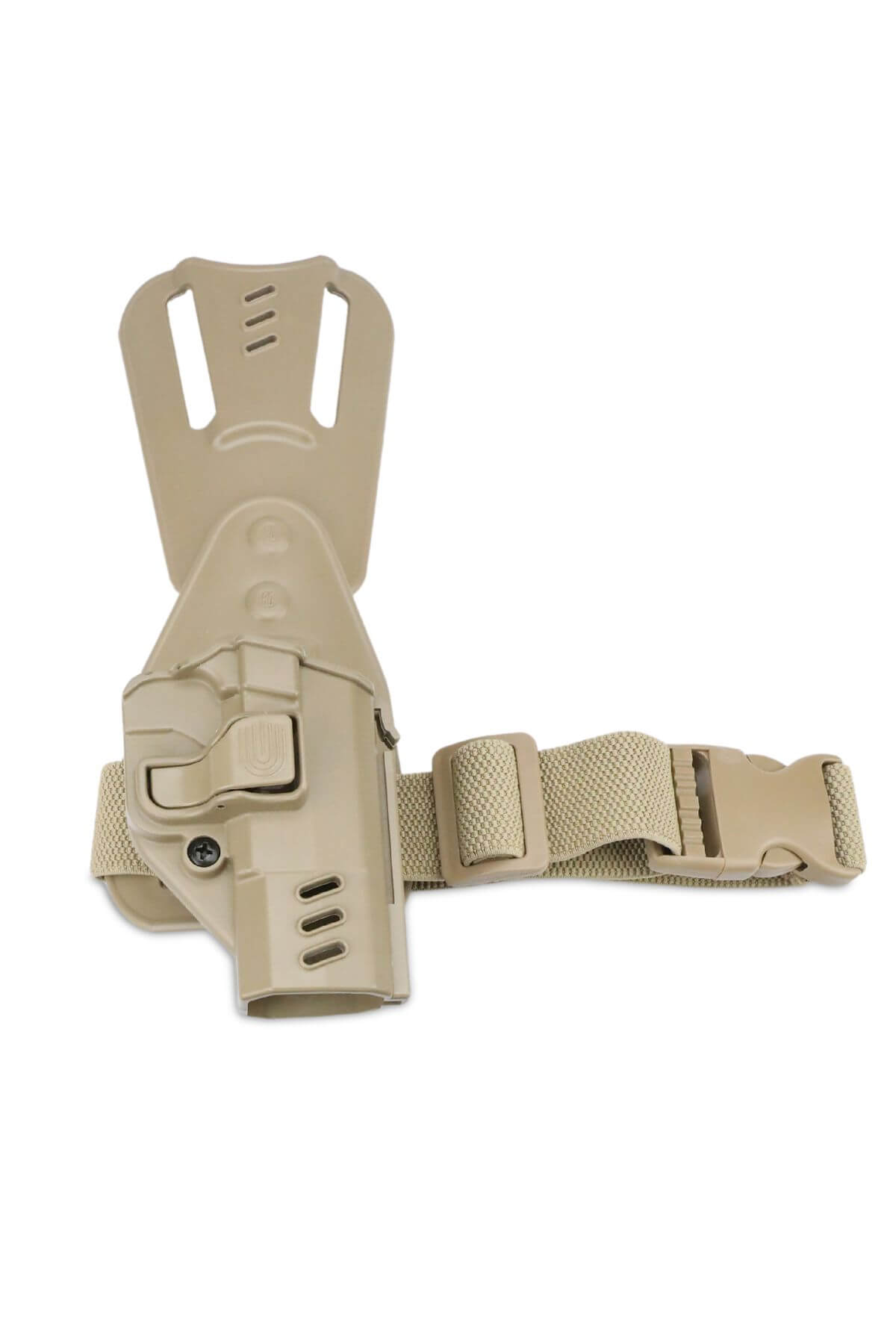 berettabgalcaktasimabej4 Black Grips Beretta F92 Taktik Polimer Alçak Taşıma Tabanca Kılıfı Bej - Görsel 1
