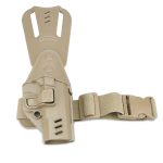 Black Grips Glock 17 - Glock 19 Taktik Polimer Alçak Taşıma Tabanca Kılıfı Bej