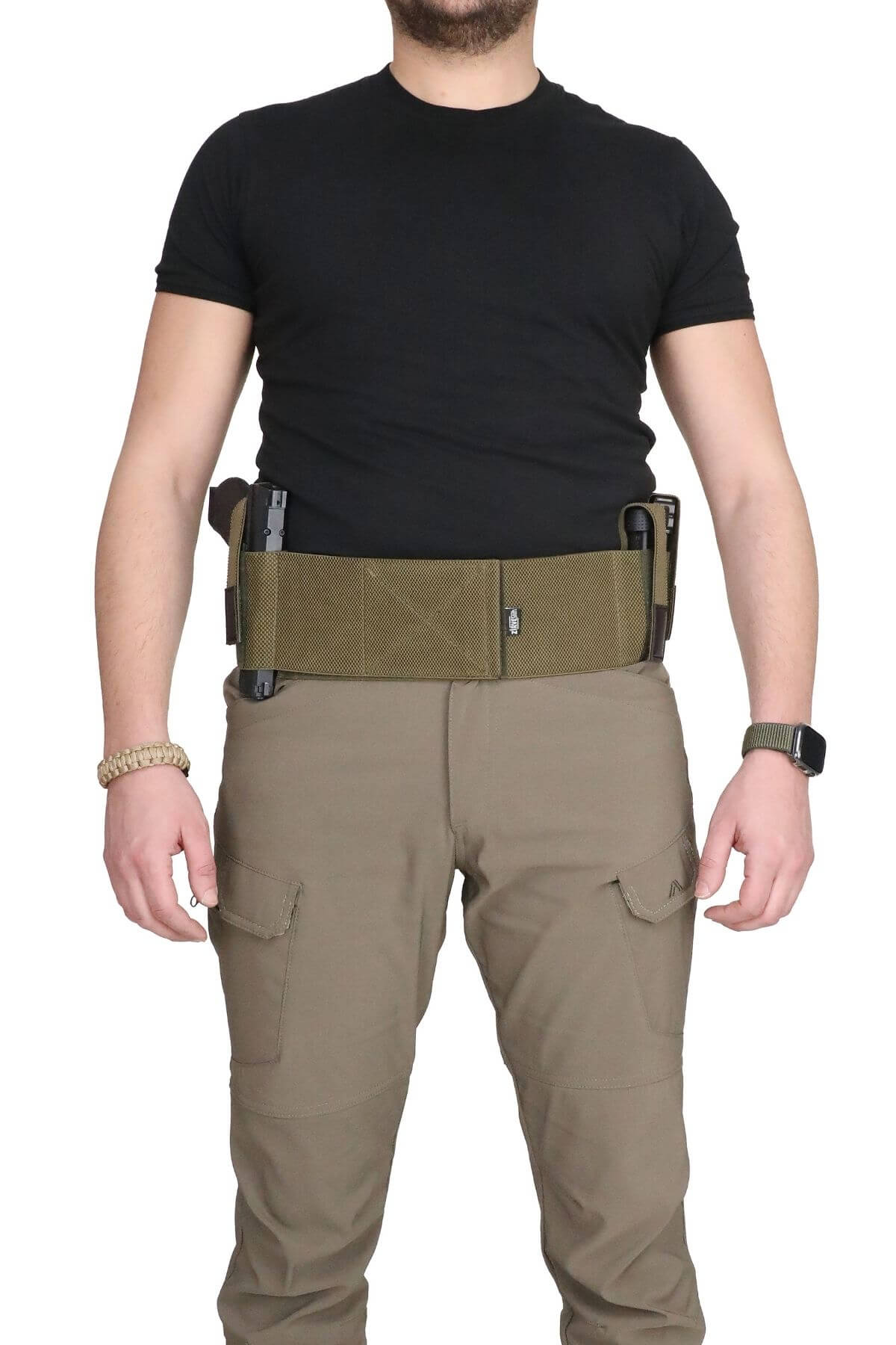 korsekilifhaki1 Black Grips Özel Petek Dokuma Premium Korse Tabanca Kılıfı - Haki - Görsel 1