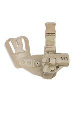 Black Grips Sarsılmaz P8L Taktik Polimer Alçak Taşıma Tabanca Kılıfı Bej - Görsel 3